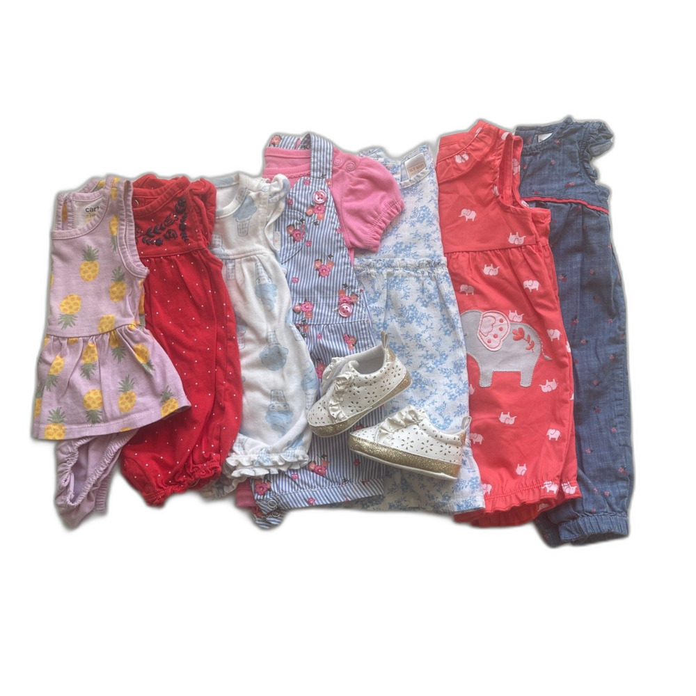 Baby Girl Carter's Just One You + Old Navy Clothes Bundle Size 0-3 months